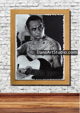 Lukisan JERINX/JRX Superman Is Dead 30x40cm